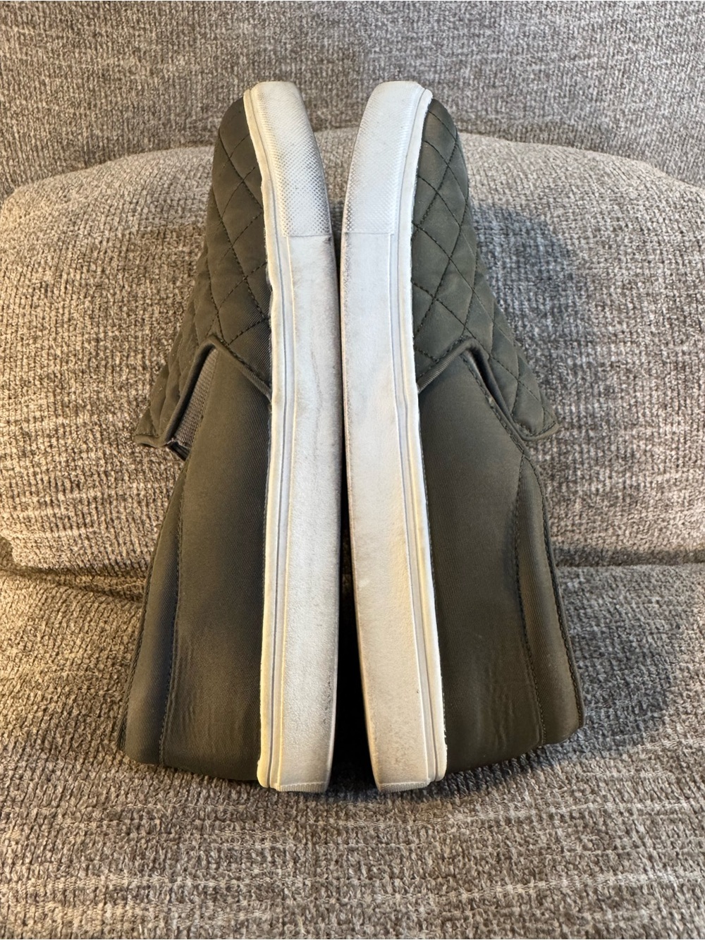 A New Day Reese Quilted Olive Green Slip On Sneakers Size 8 - Picture 6 of 11